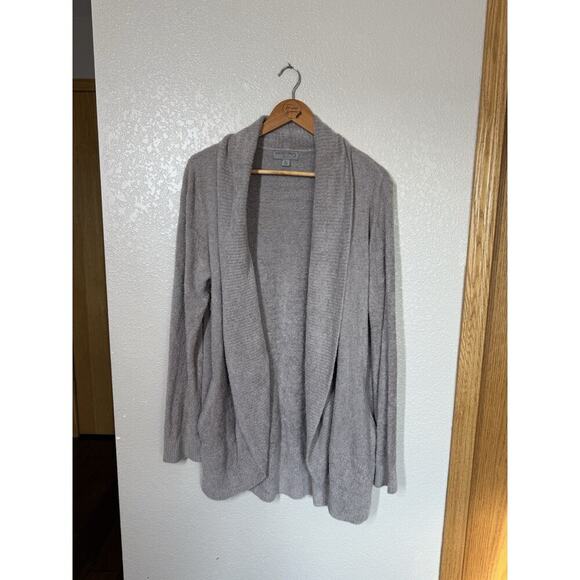 Barefoot Dreams CozyChic Lite Circle Cardigan Size XL Taupe Sweater 423 - Picture 1 of 6